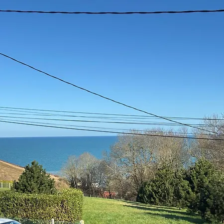 Saint Ho Mer Maison Lumineuse Vue Mer 8 Pers 4 Chambres 2 Sdb 2 Wc Etage Renove En 2025 Belle Terrasse Grand Jardin Clos Parking 8 Mn A Pied Petite Plage Grand Jardin Pres De Port En Bessin, Bayeux Et Plage Omaha Beach Sainte-Honorine-des-Pertes Esterno foto