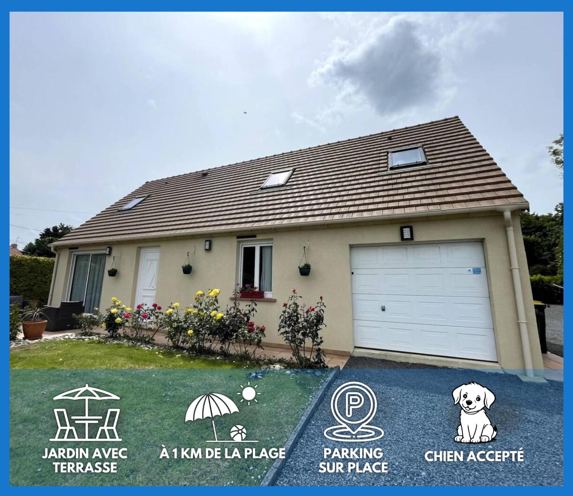 Vakantiehuis Saint Ho Maison Lumineuse Vue 8 Pers 4 2 Sdb 2 Wc Etage Renove En 2025 Belle Terrasse Grand Jardin Clos Parking 8 Mn A Pied Petite Grand Jardin Pres De Port En Bessin, Bayeux Et Omaha